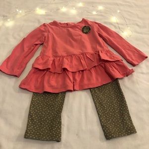 Carter’s pants shirt set 18 months girls